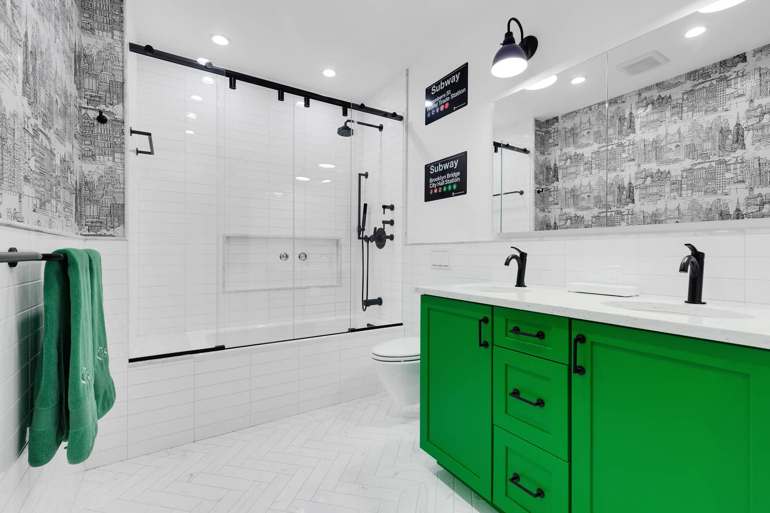 Manhattan Loft Bathroom Renovation at 9 Murray St — Gallery KBNY