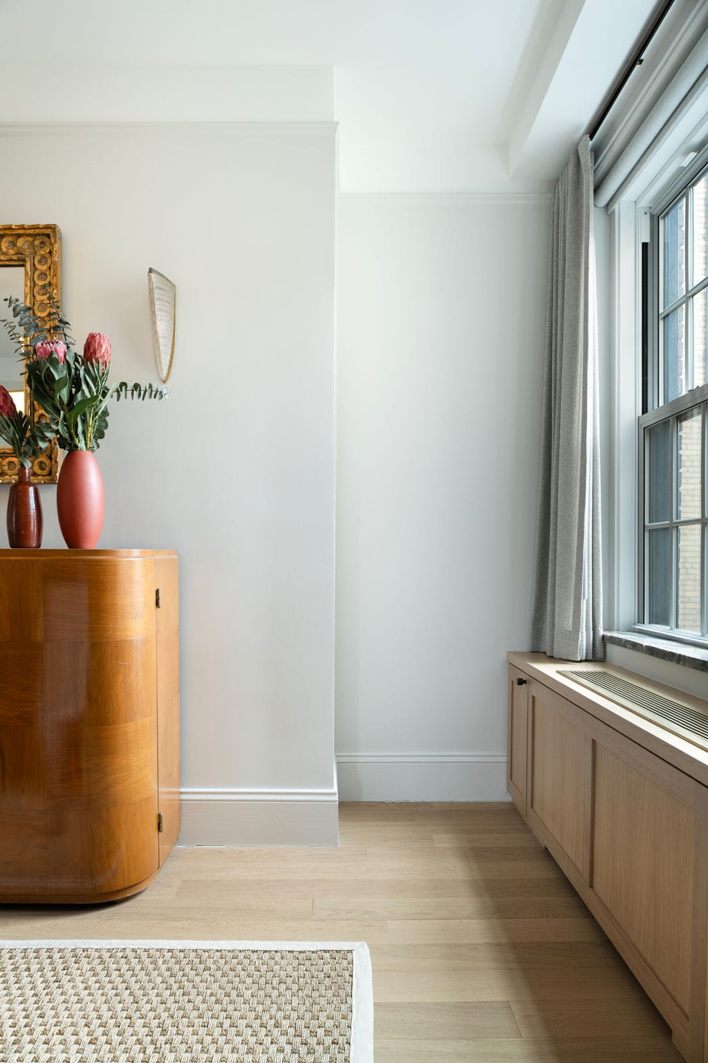 Renovated interior detail of a pre-war co-op at The Windsor Arms at 61 West 9th Street in Greenwich Village, Manhattan, by Gallery KBNY (view 6)