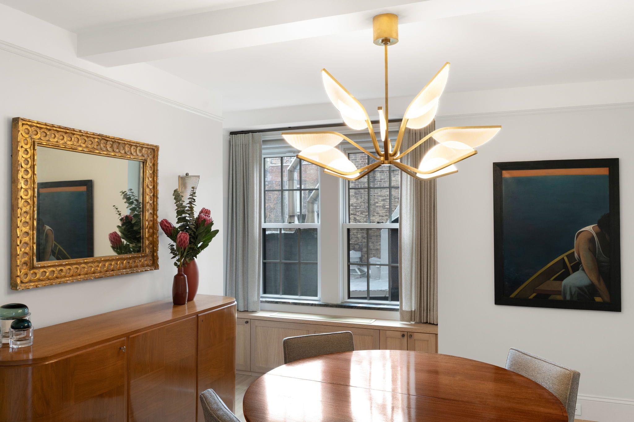 Renovated interior detail of a pre-war co-op at The Windsor Arms at 61 West 9th Street in Greenwich Village, Manhattan, by Gallery KBNY (view 1)
