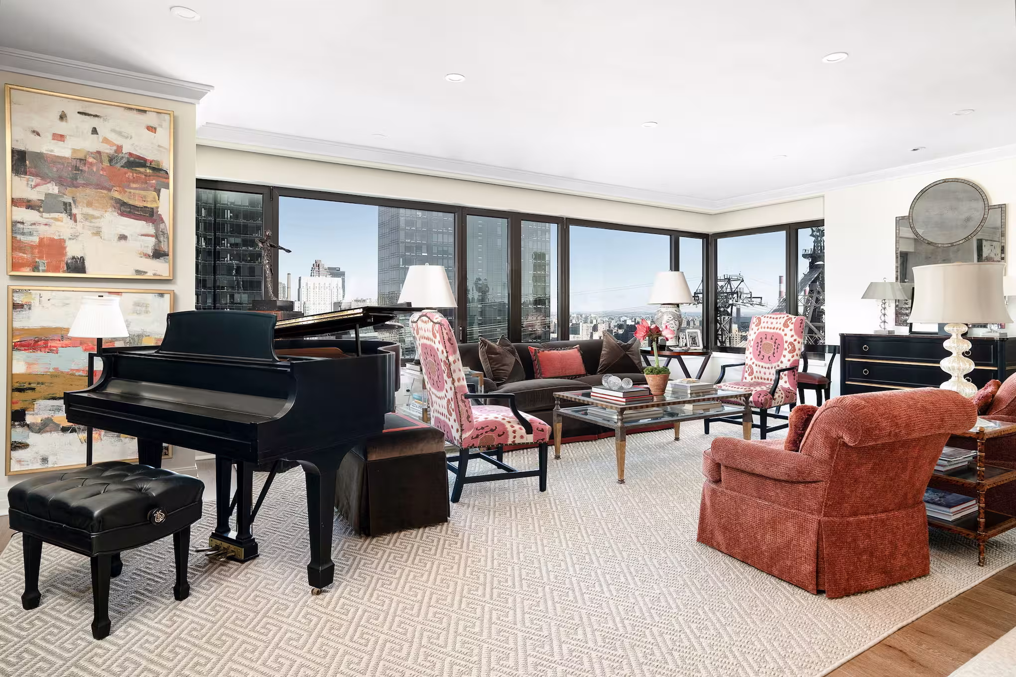 Renovated interior detail of a post-war co-op at 425 East 58th Street in Sutton Place, Manhattan, by Gallery KBNY (view 1)