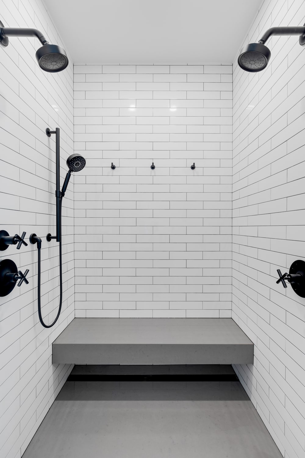 Renovated interior detail of a condo ensuite bathroom at 9 Murray Street in Tribeca, Manhattan, by Gallery KBNY (view 2)