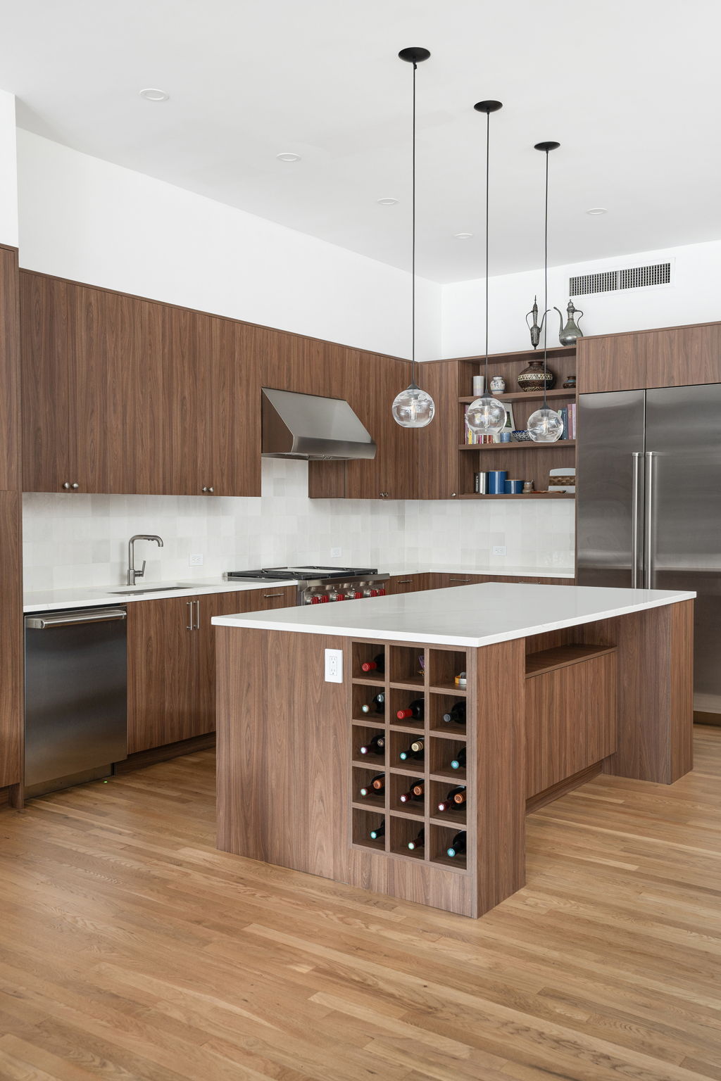 Renovated interior detail of a pre-war loft condo at 345 Greenwich Street in Tribeca, Manhattan, by Gallery KBNY (view 3)