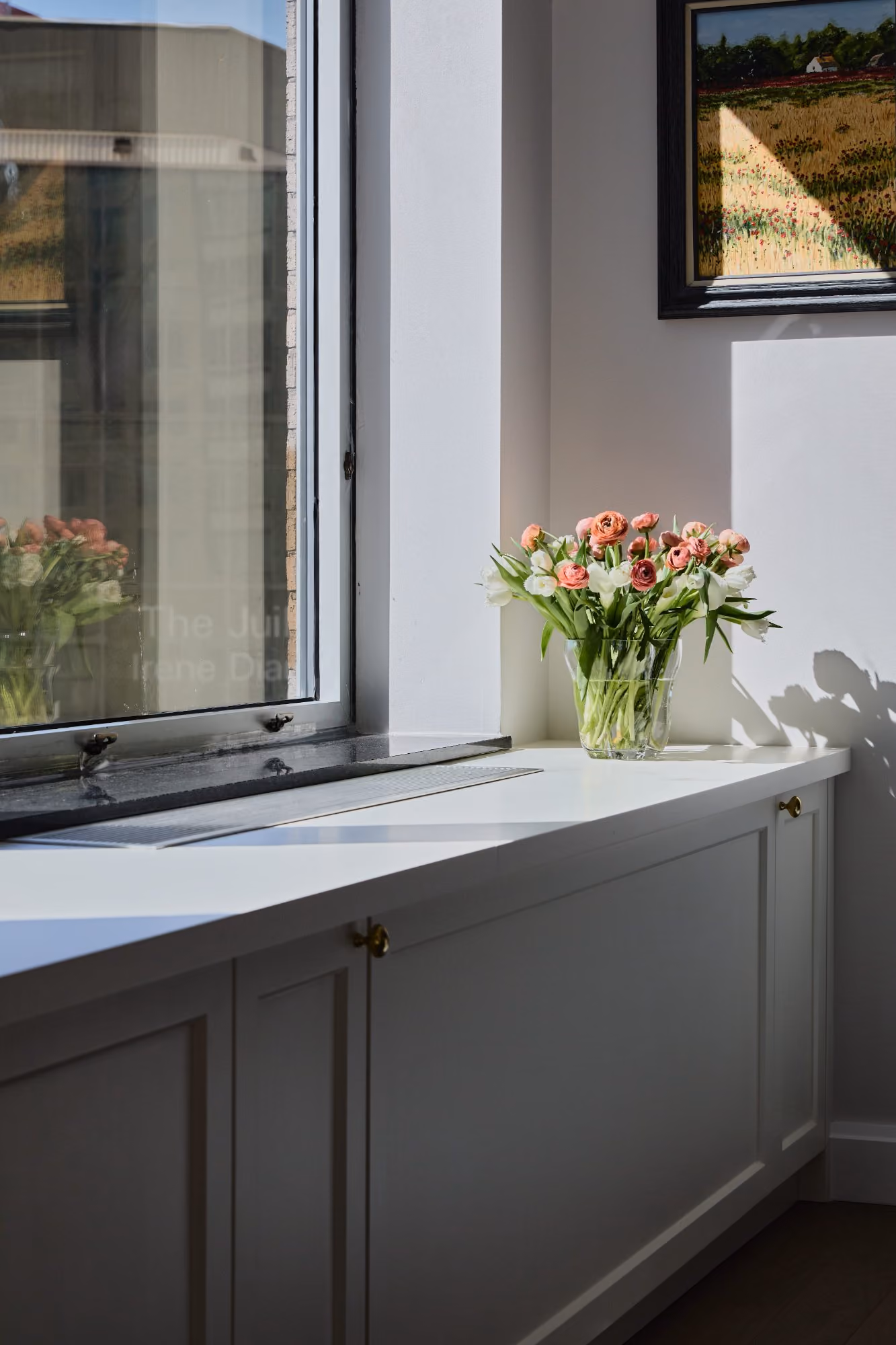 Renovated interior detail of a condo at 150 Columbus Avenue on the Upper West Side, Manhattan, by Gallery KBNY (view 7)