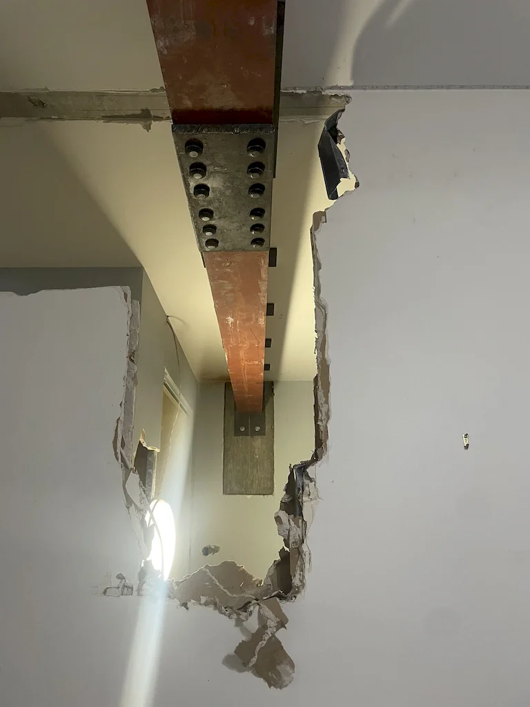 Interior before a townhouse and apartment vertical combination renovation at 328 Albany Street in Battery Park City, Manhattan, by Gallery KBNY (view 6)