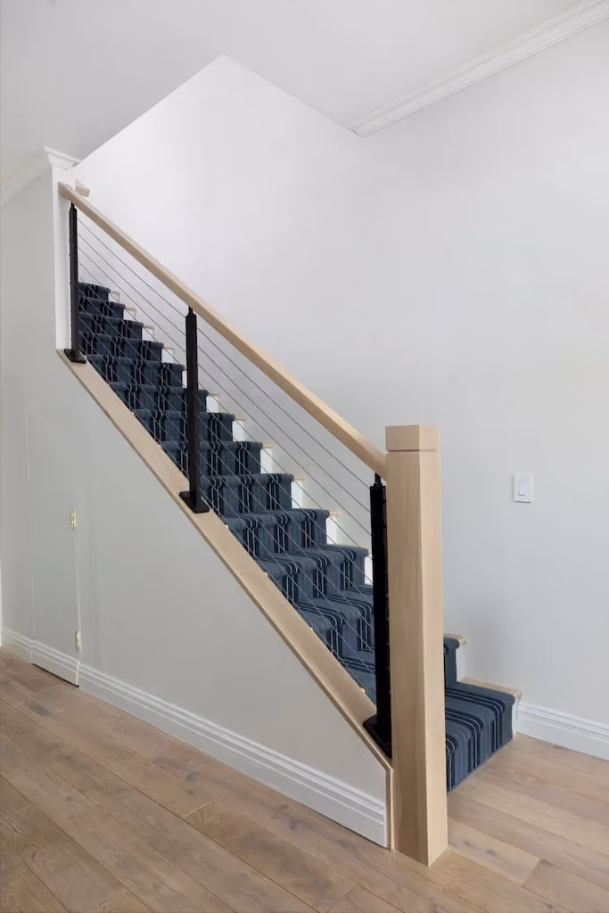 Renovated interior of a townhouse and apartment vertical combination at 328 Albany Street in Battery Park City, Manhattan, by Gallery KBNY (continued view 4)