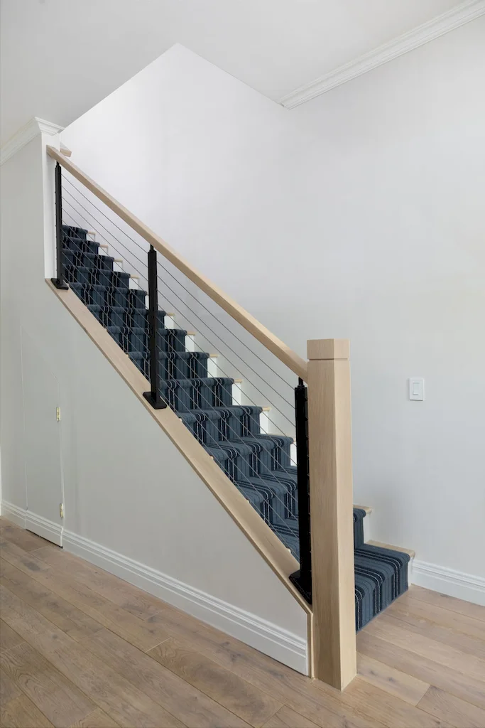 Renovated interior of a townhouse and apartment vertical combination at 328 Albany Street in Battery Park City, Manhattan, by Gallery KBNY (continued view 4)