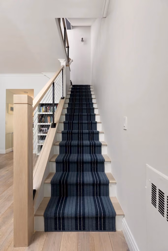 Renovated interior of a townhouse and apartment vertical combination at 328 Albany Street in Battery Park City, Manhattan, by Gallery KBNY (continued view 2)