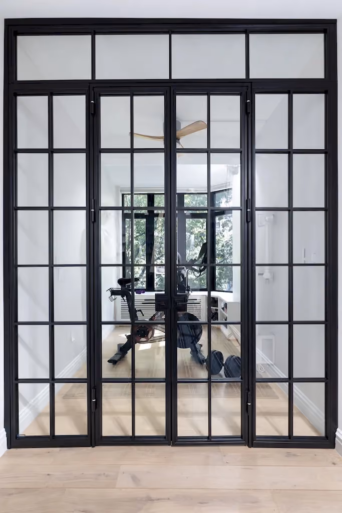 Renovated interior of a townhouse and apartment vertical combination at 328 Albany Street in Battery Park City, Manhattan, by Gallery KBNY (view 6)