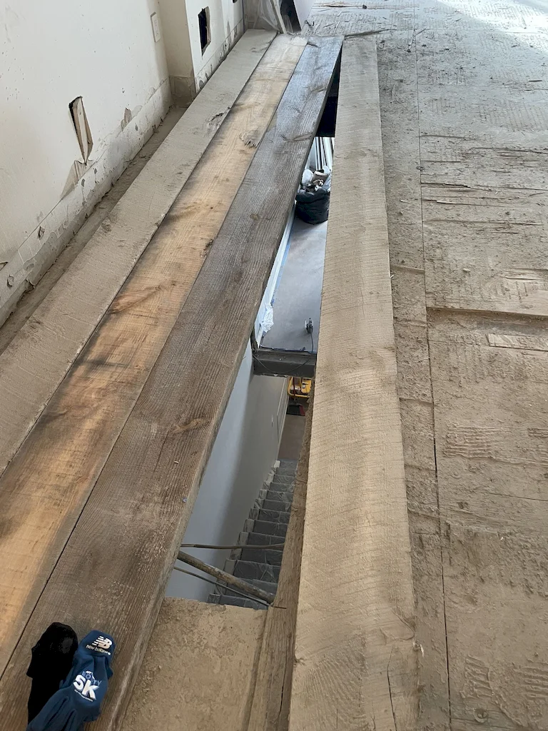 Interior before a townhouse and apartment vertical combination renovation at 328 Albany Street in Battery Park City, Manhattan, by Gallery KBNY (view 10)