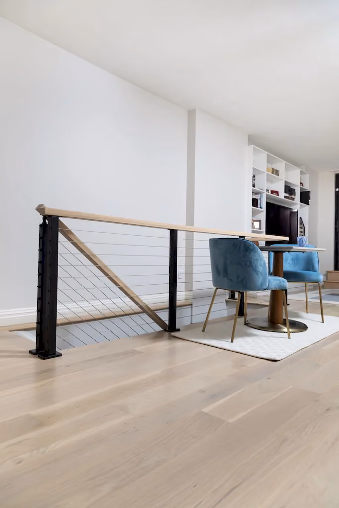 Renovated interior of a townhouse and apartment vertical combination at 328 Albany Street in Battery Park City, Manhattan, by Gallery KBNY (view 22)