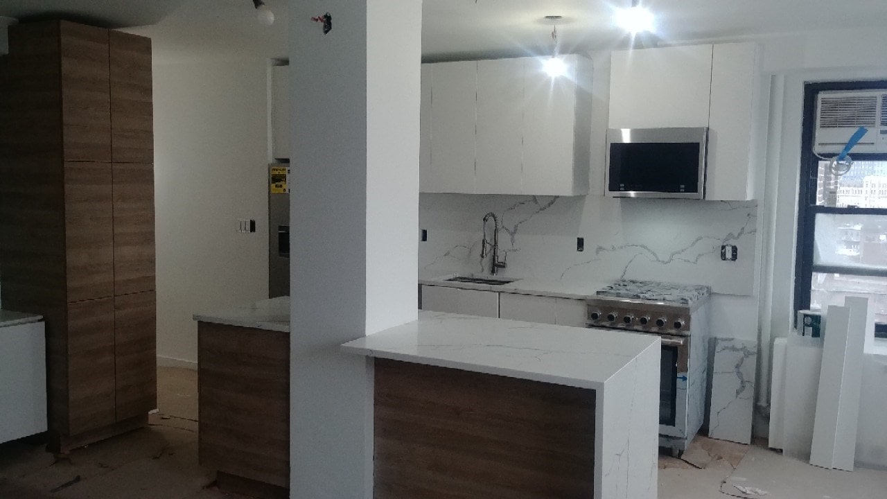 Pre-renovation or in-progress view of a co-op renovation at 210 Clinton Avenue in Fort Greene, Brooklyn, by Gallery KBNY (view 10)