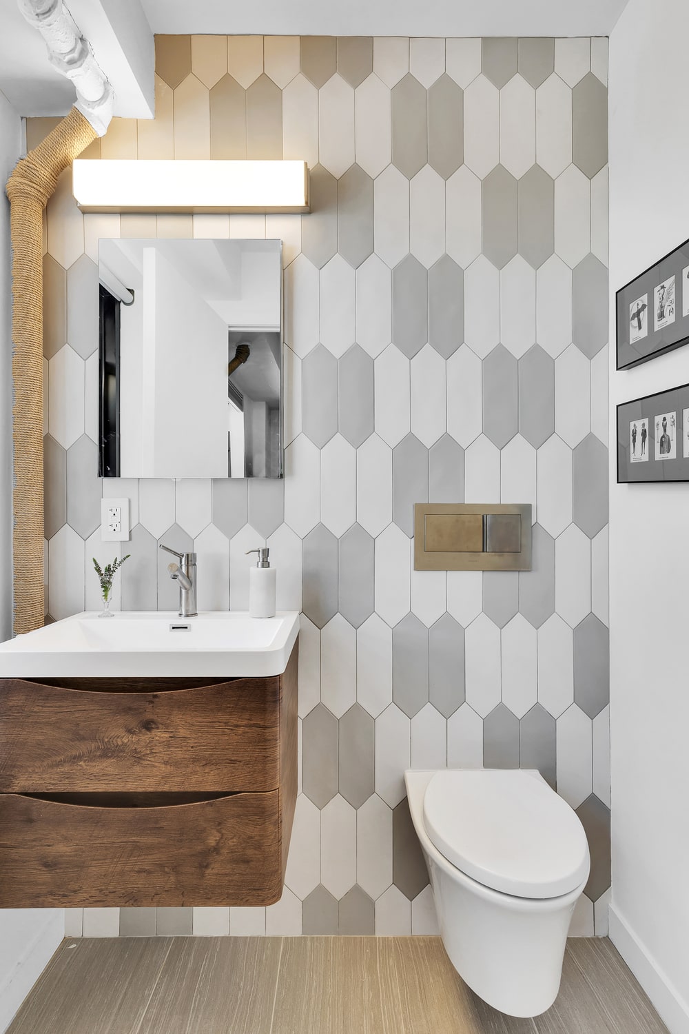 Renovated interior of a co-op at 210 Clinton Avenue in Fort Greene, Brooklyn, by Gallery KBNY (view 4)