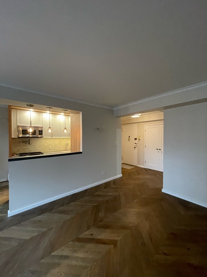 Pre-renovation or in-progress view of a pre-war co-op renovation at Downtown Brooklyn, by Gallery KBNY (view 18)
