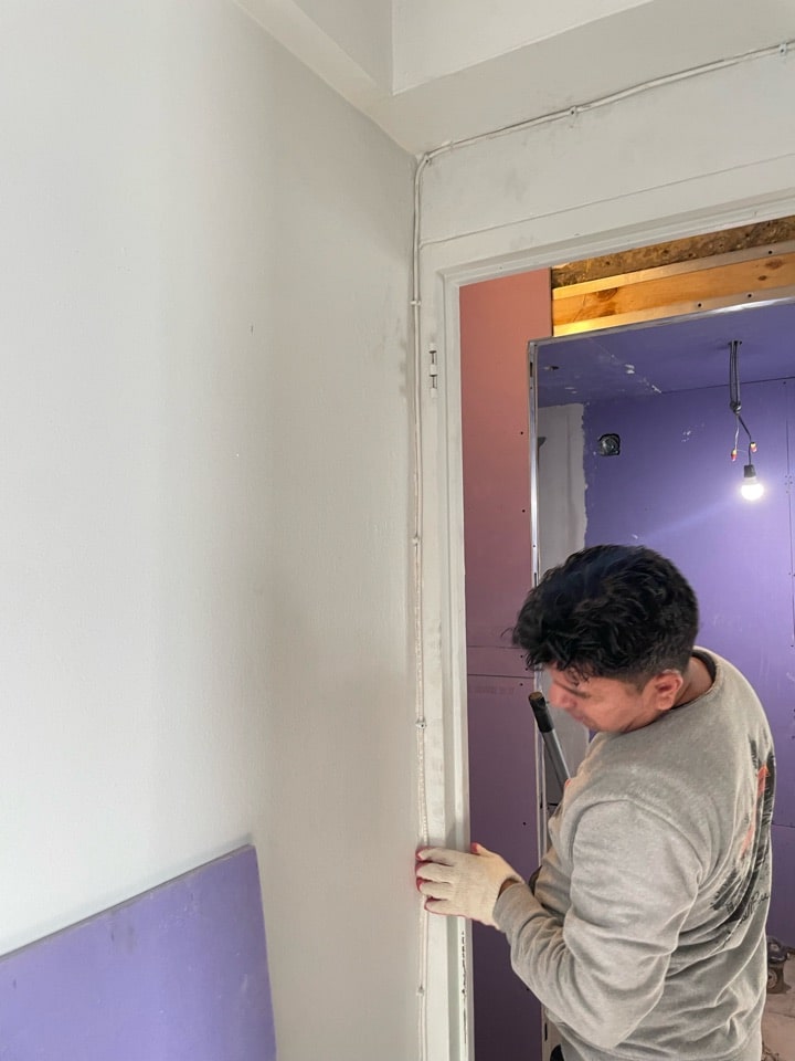 Pre-renovation or in-progress view of a pre-war co-op renovation at Downtown Brooklyn, by Gallery KBNY (view 19)