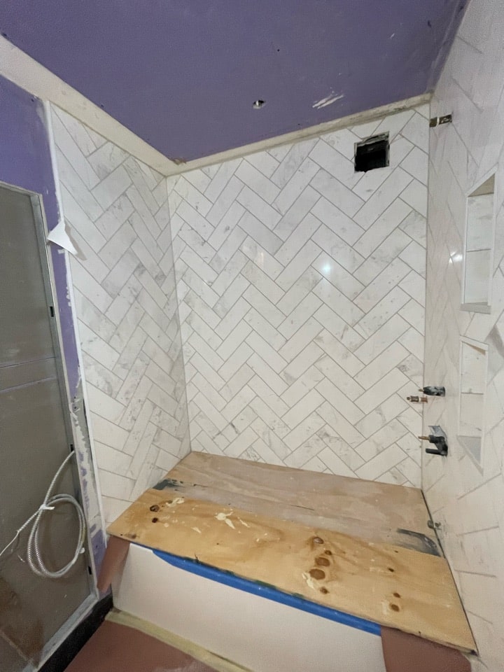 Pre-renovation or in-progress view of a pre-war co-op renovation at Downtown Brooklyn, by Gallery KBNY (view 21)