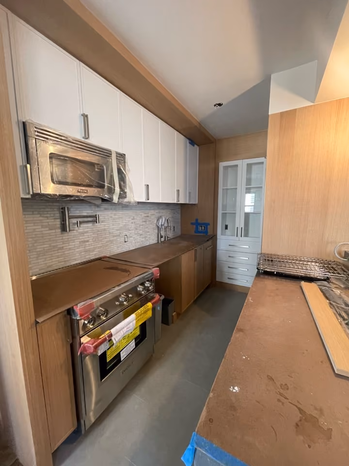 Pre-renovation or in-progress view of a pre-war co-op renovation at Downtown Brooklyn, by Gallery KBNY (view 16)