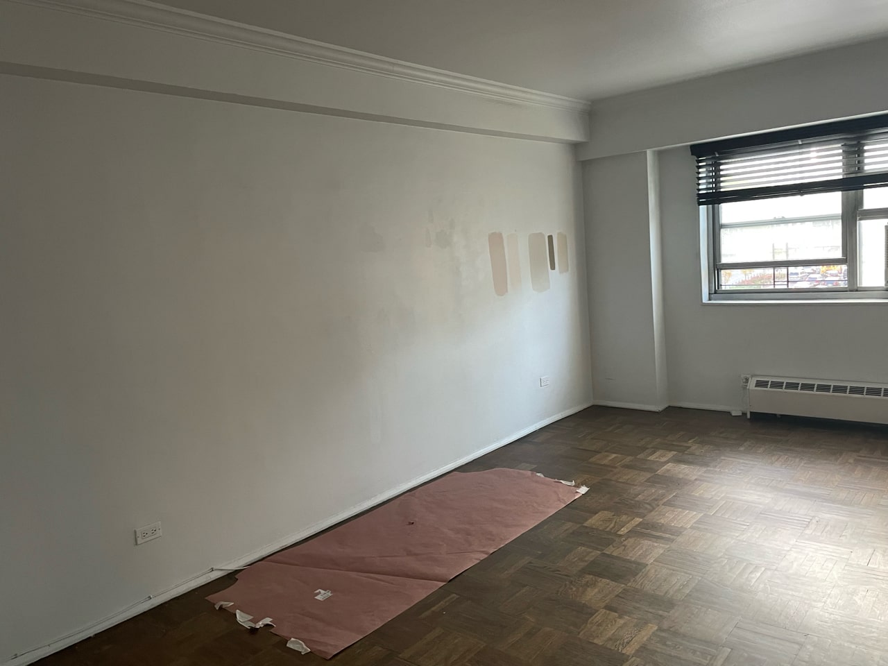 Pre-renovation or in-progress view of a pre-war co-op renovation at Downtown Brooklyn, by Gallery KBNY (view 1)