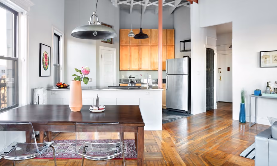 Pre-renovation or in-progress view of a pre-war co-op renovation at 296 Sterling Place in Prospect Heights, Brooklyn, by Gallery KBNY (view 2)