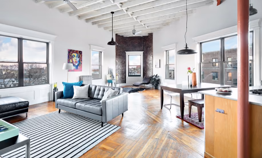 Pre-renovation or in-progress view of a pre-war co-op renovation at 296 Sterling Place in Prospect Heights, Brooklyn, by Gallery KBNY (view 1)
