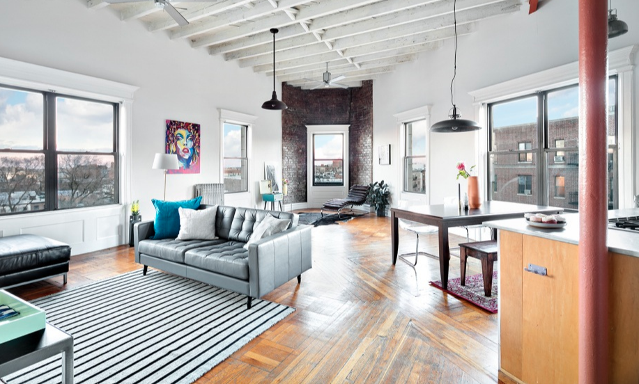 Pre-renovation or in-progress view of a pre-war co-op renovation at 296 Sterling Place in Prospect Heights, Brooklyn, by Gallery KBNY (view 1)