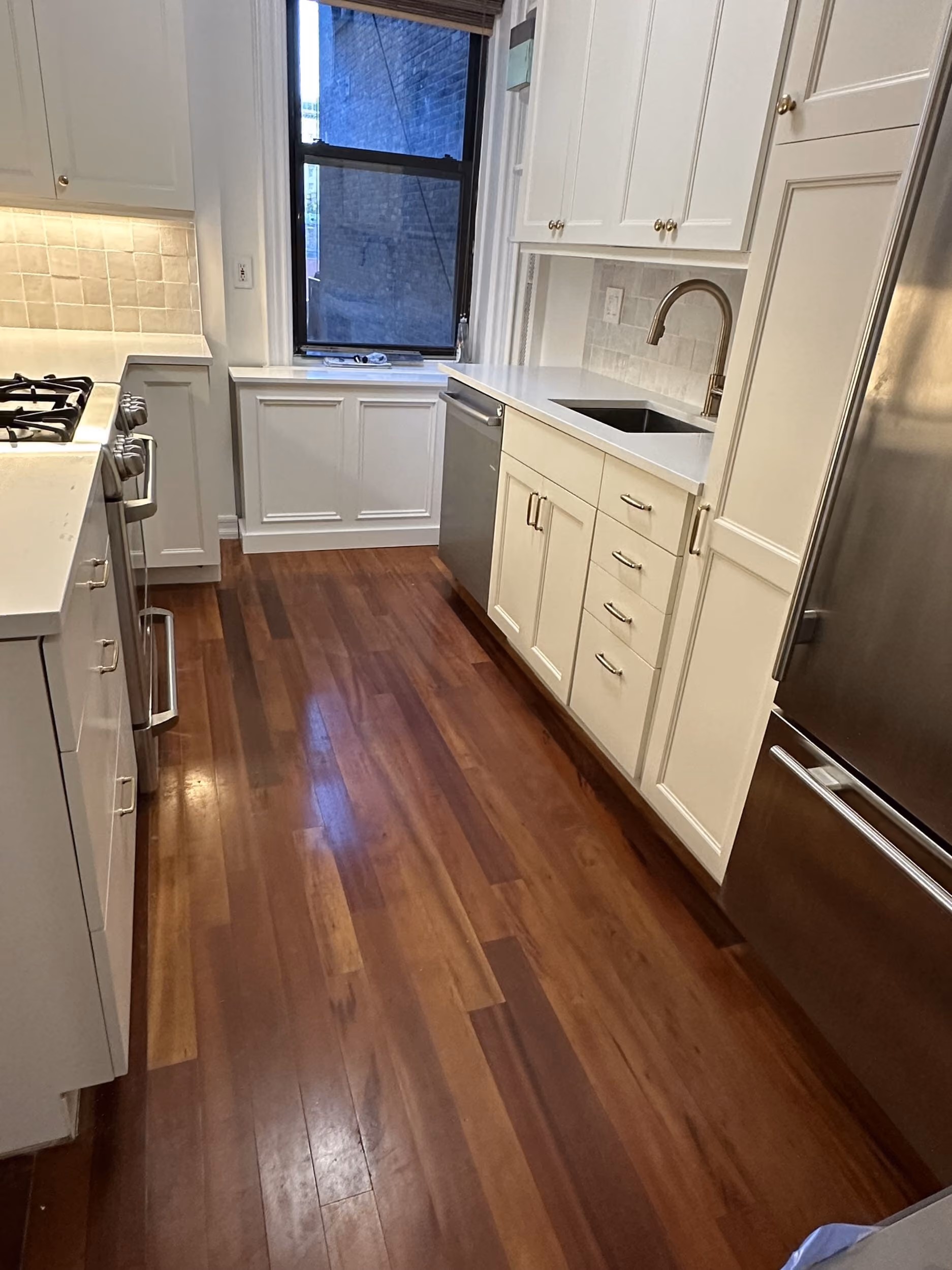 Pre-renovation or in-progress view of a pre-war co-op combination renovation at 61 Pierrepont Street in Brooklyn Heights, Brooklyn, by Gallery KBNY (view 21)