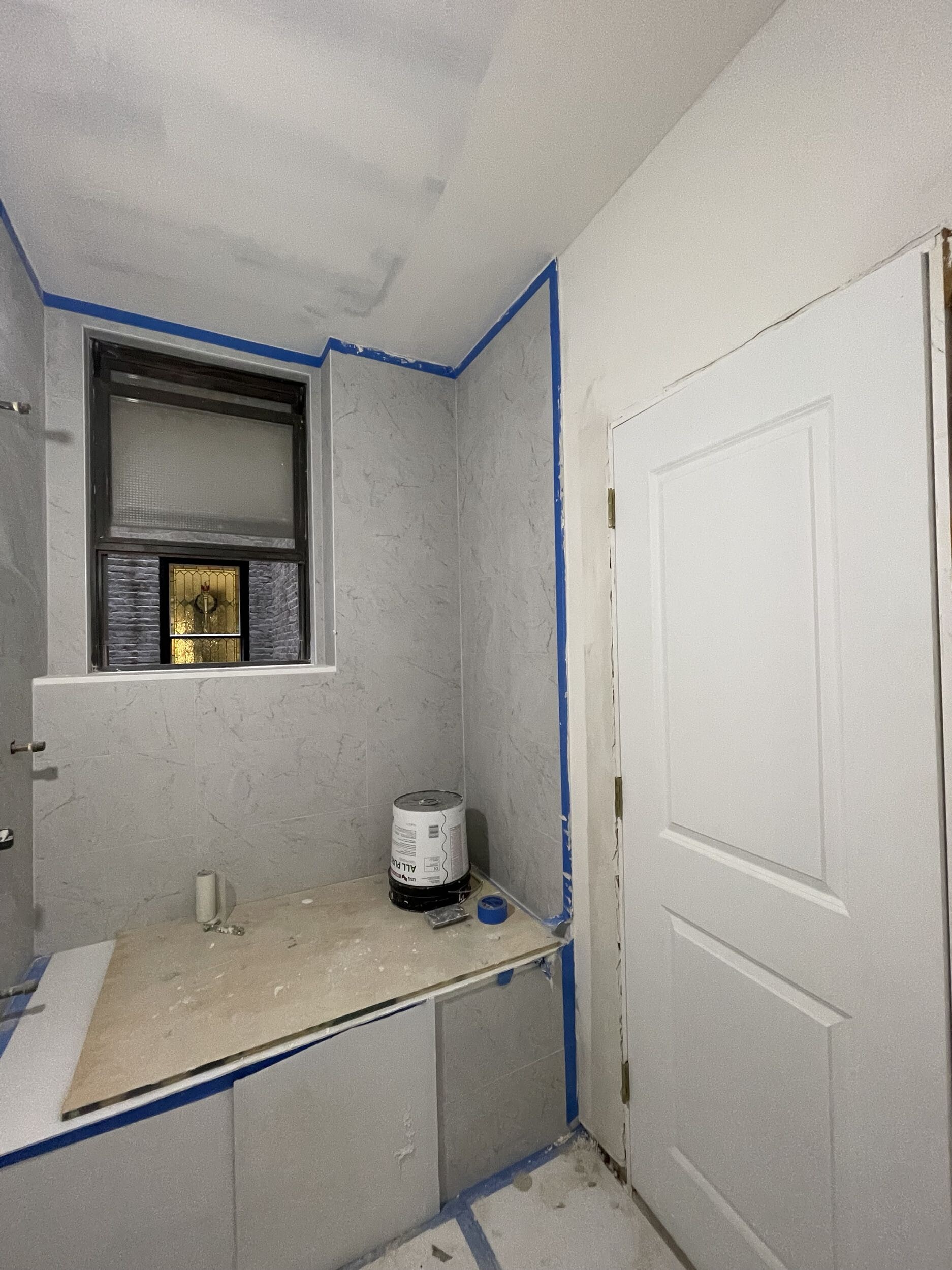 Pre-renovation or in-progress view of a pre-war co-op combination renovation at 61 Pierrepont Street in Brooklyn Heights, Brooklyn, by Gallery KBNY (view 12)