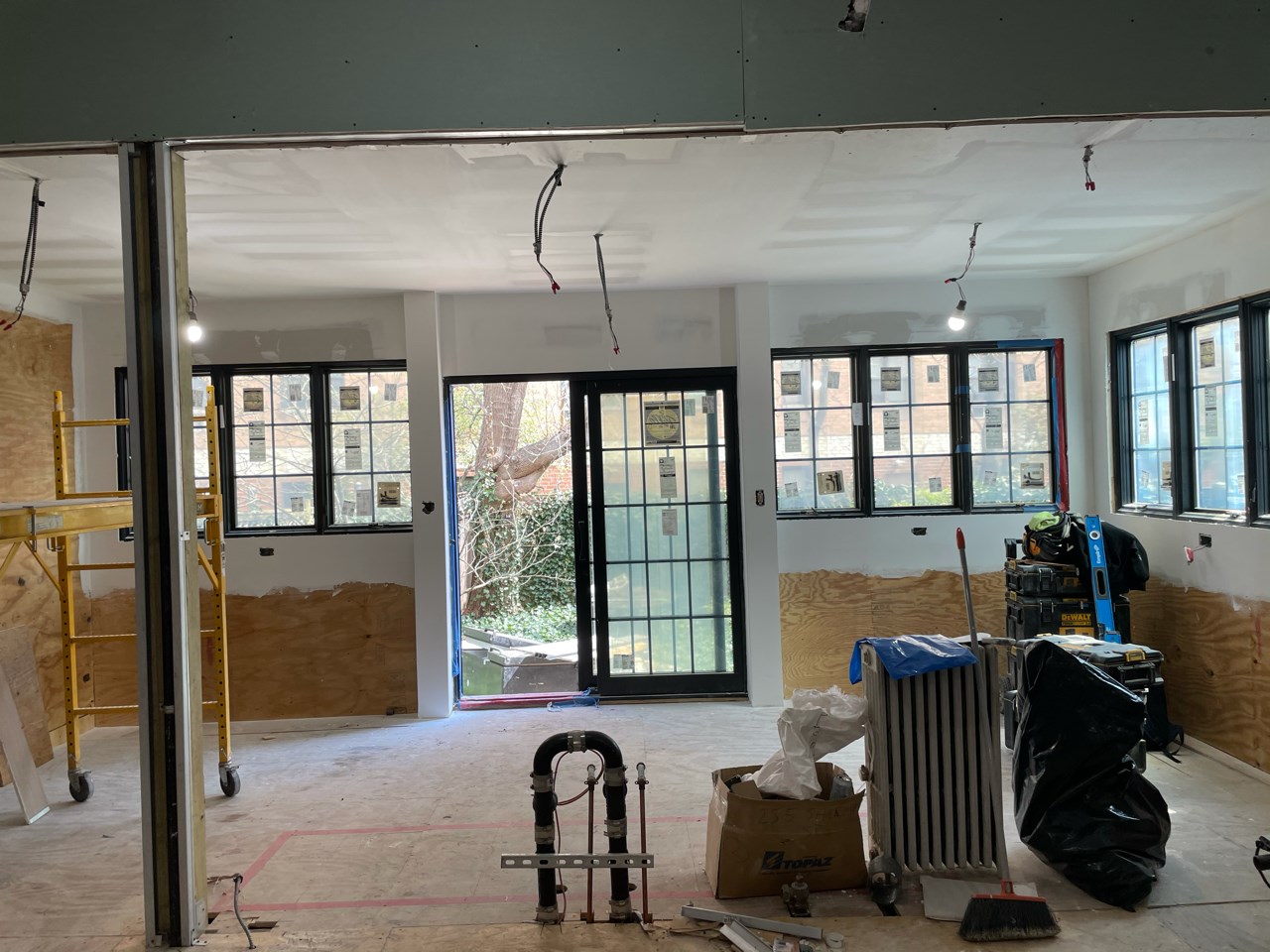 Pre-renovation or in-progress view of a kitchen renovation at Sherman Street in Brooklyn, by Gallery KBNY (view 6)