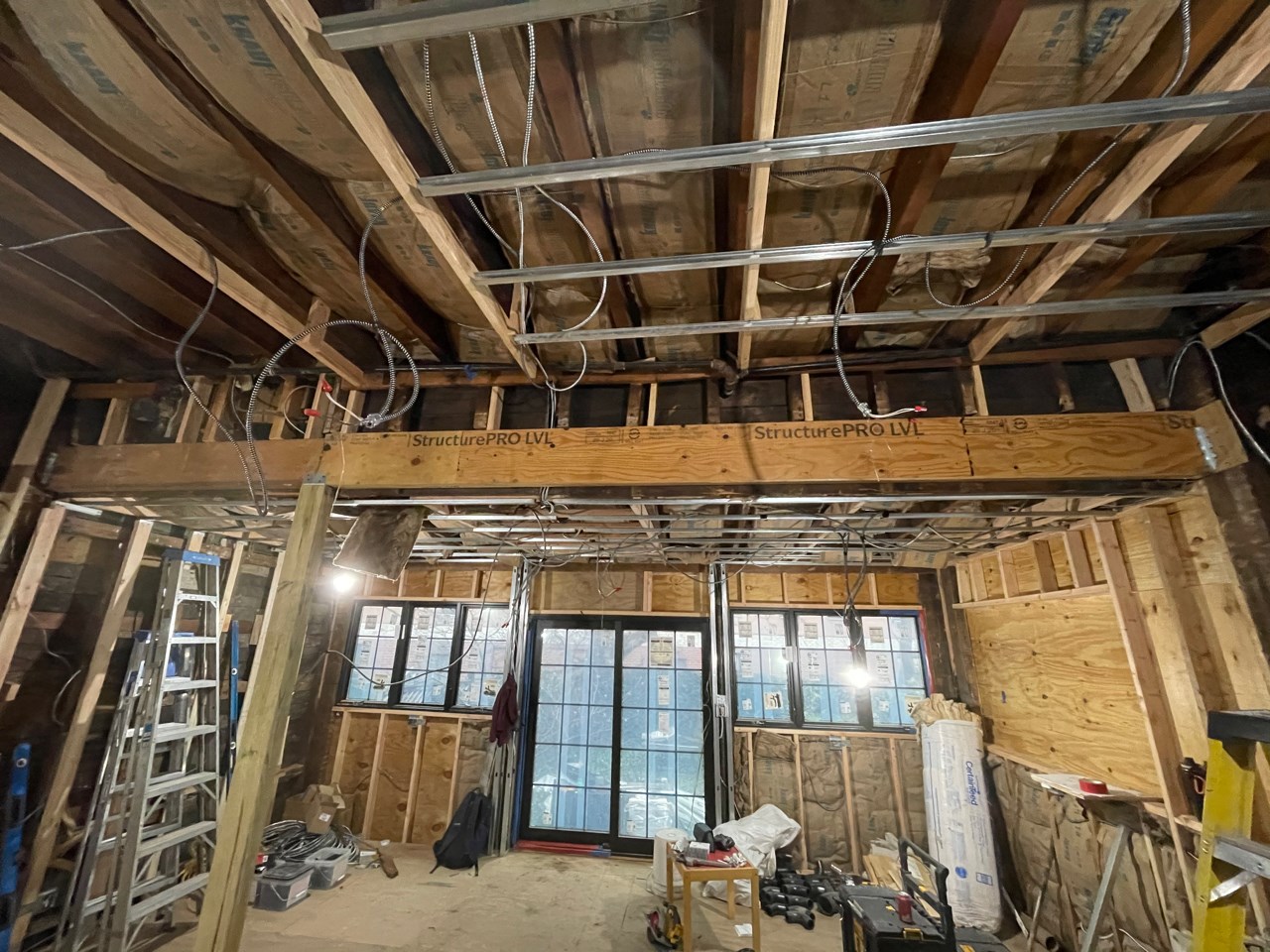 Pre-renovation or in-progress view of a kitchen renovation at Sherman Street in Brooklyn, by Gallery KBNY (view 8)