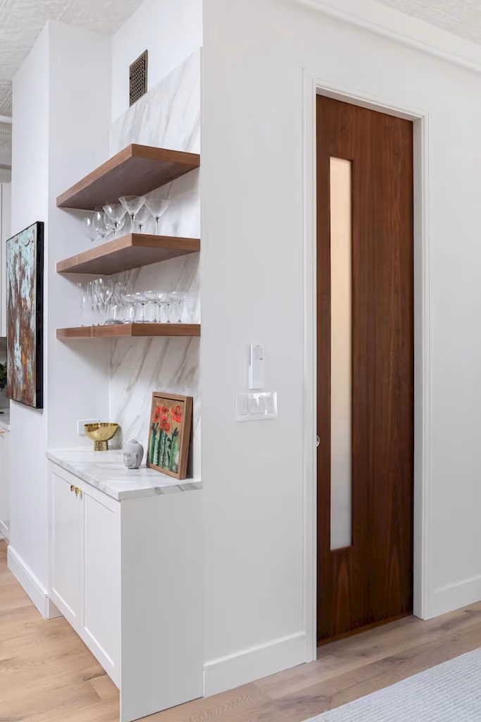 Renovated interior of a co-op at 107 West 25th Street in Chelsea, Manhattan, by Gallery KBNY (view 2)