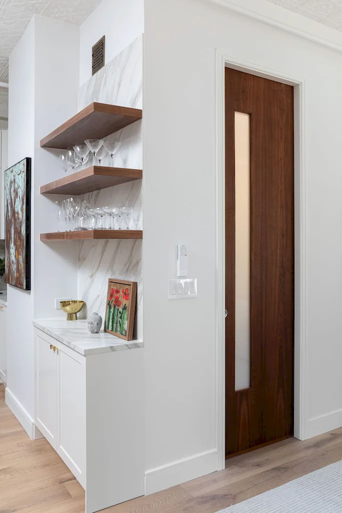 Renovated interior of a co-op at 107 West 25th Street in Chelsea, Manhattan, by Gallery KBNY (view 2)