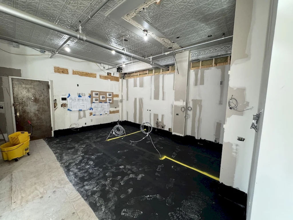 Pre-renovation or in-progress view of a co-op renovation at 107 West 25th Street in Chelsea, Manhattan, by Gallery KBNY (view 11)