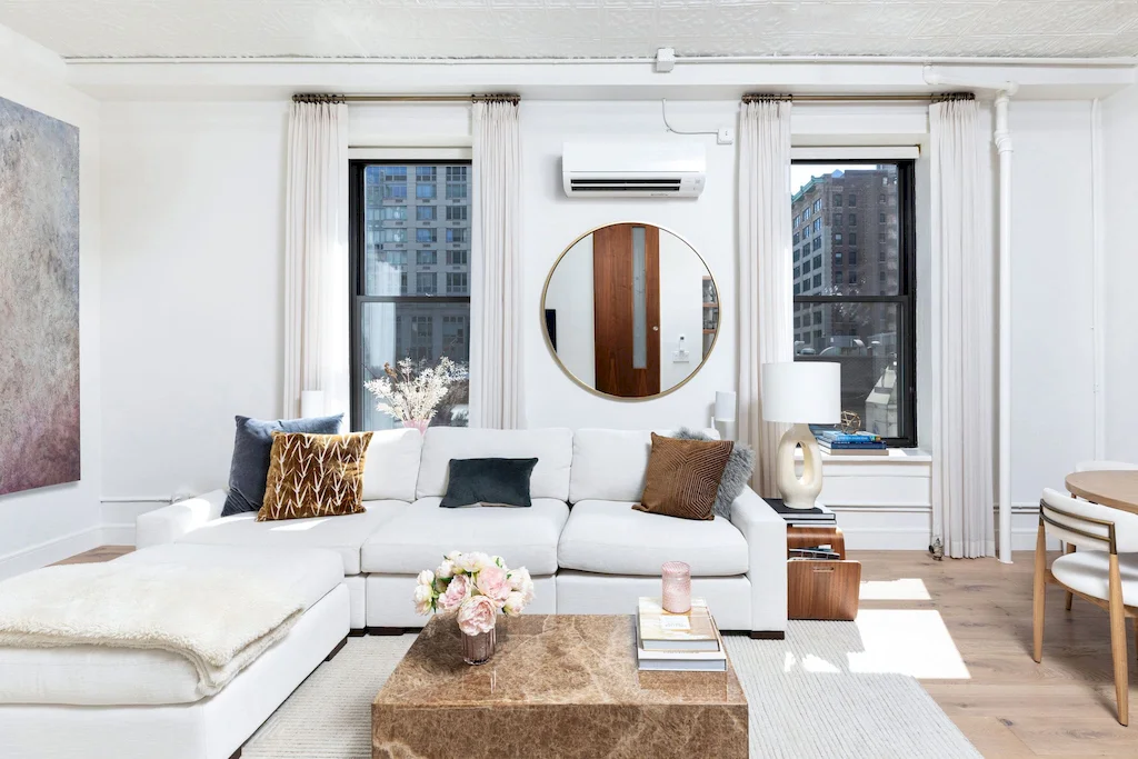 Renovated interior of a co-op at 107 West 25th Street in Chelsea, Manhattan, by Gallery KBNY (view 3)