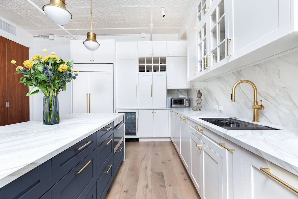 Renovated interior of a co-op at 107 West 25th Street in Chelsea, Manhattan, by Gallery KBNY (view 14)