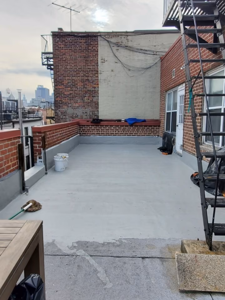 Pre-renovation or in-progress view of a pre-war co-op combination renovation at 180 Thompson Street in Greenwich Village, Manhattan, by Gallery KBNY (view 8)