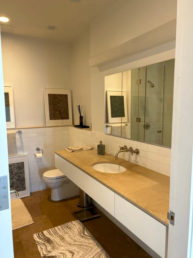 Pre-renovation or in-progress view of a co-op loft renovation at 335 Greenwich Street in Tribeca, Manhattan, by Gallery KBNY (view 1)