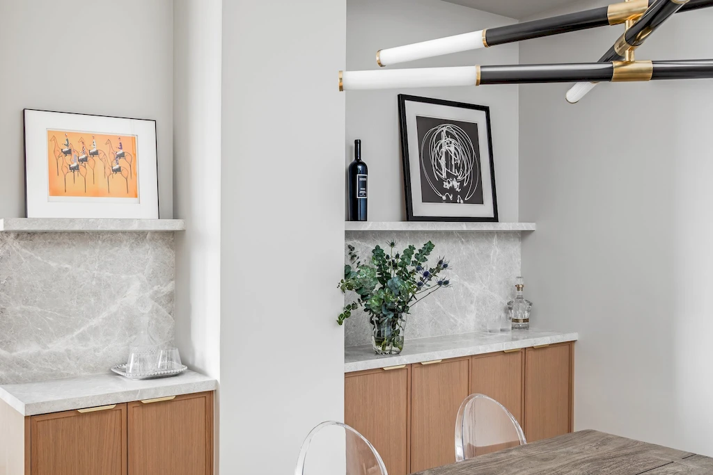 Renovated interior of a co-op loft at 335 Greenwich Street in Tribeca, Manhattan, by Gallery KBNY (view 5)