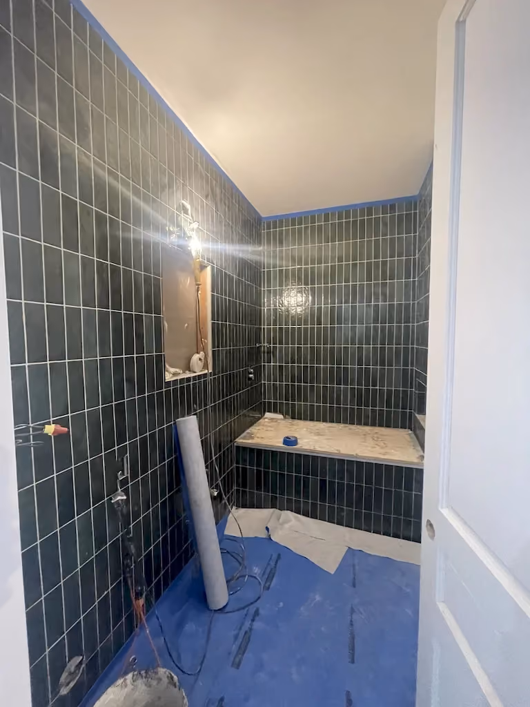 Pre-renovation or in-progress view of a co-op loft renovation at 335 Greenwich Street in Tribeca, Manhattan, by Gallery KBNY (view 15)