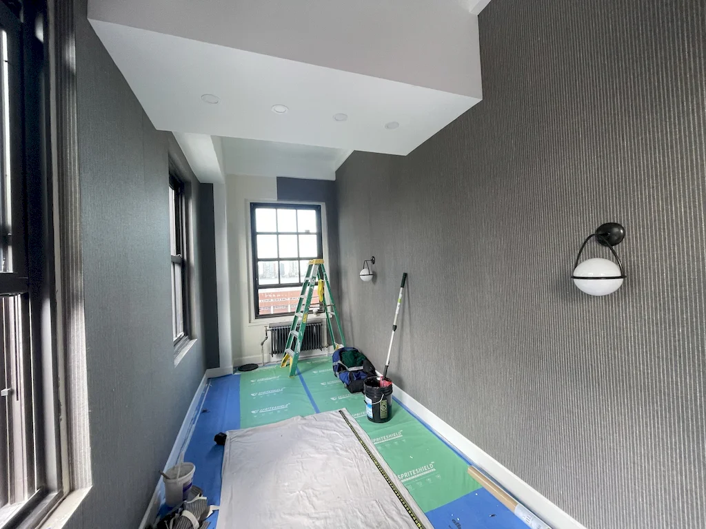 Pre-renovation or in-progress view of a co-op loft renovation at 335 Greenwich Street in Tribeca, Manhattan, by Gallery KBNY (view 17)