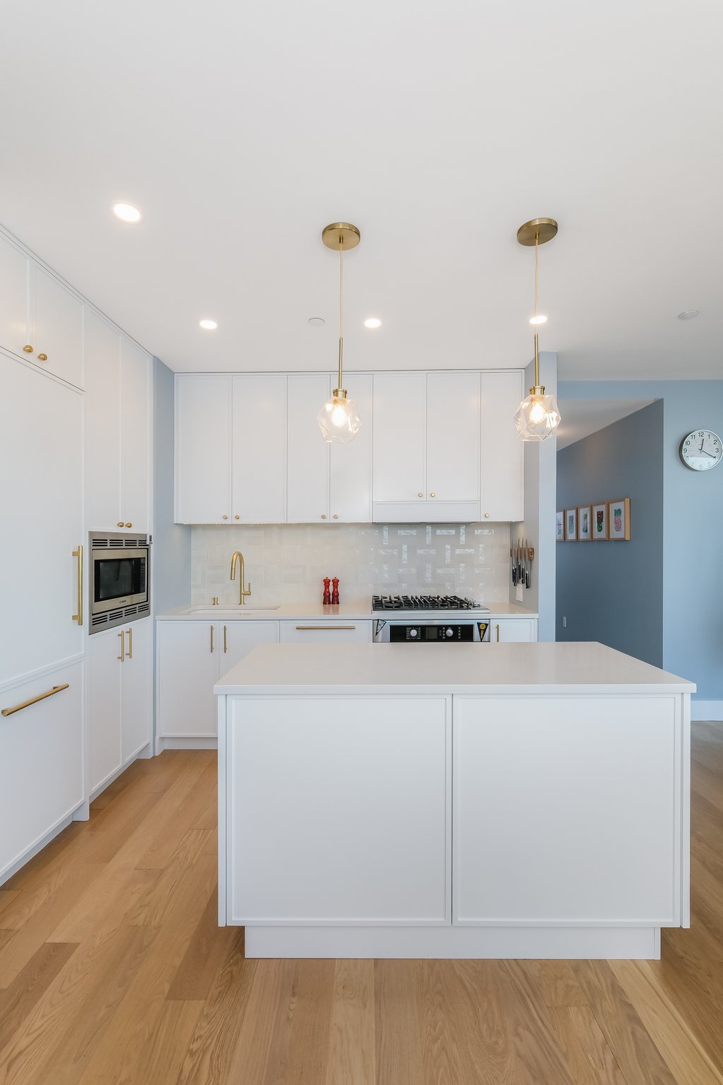 Renovated interior of a condo at 388 Bridge Street in Downtown Brooklyn, by Gallery KBNY (view 2)