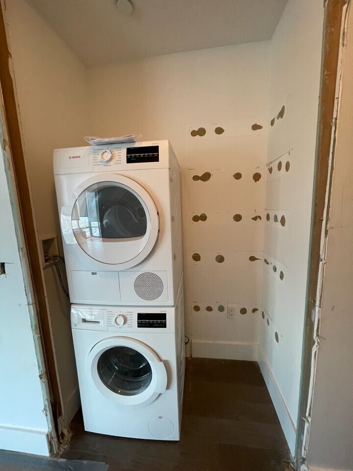 Pre-renovation or in-progress view of a condo renovation at 388 Bridge Street in Downtown Brooklyn, by Gallery KBNY (view 2)