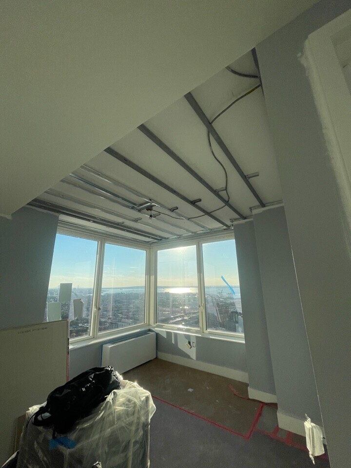 Pre-renovation or in-progress view of a condo renovation at 388 Bridge Street in Downtown Brooklyn, by Gallery KBNY (view 9)