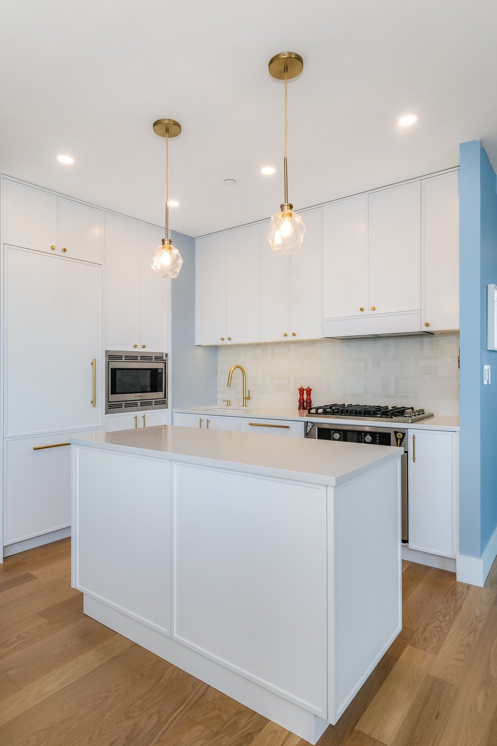 Renovated interior of a condo at 388 Bridge Street in Downtown Brooklyn, by Gallery KBNY (view 3)