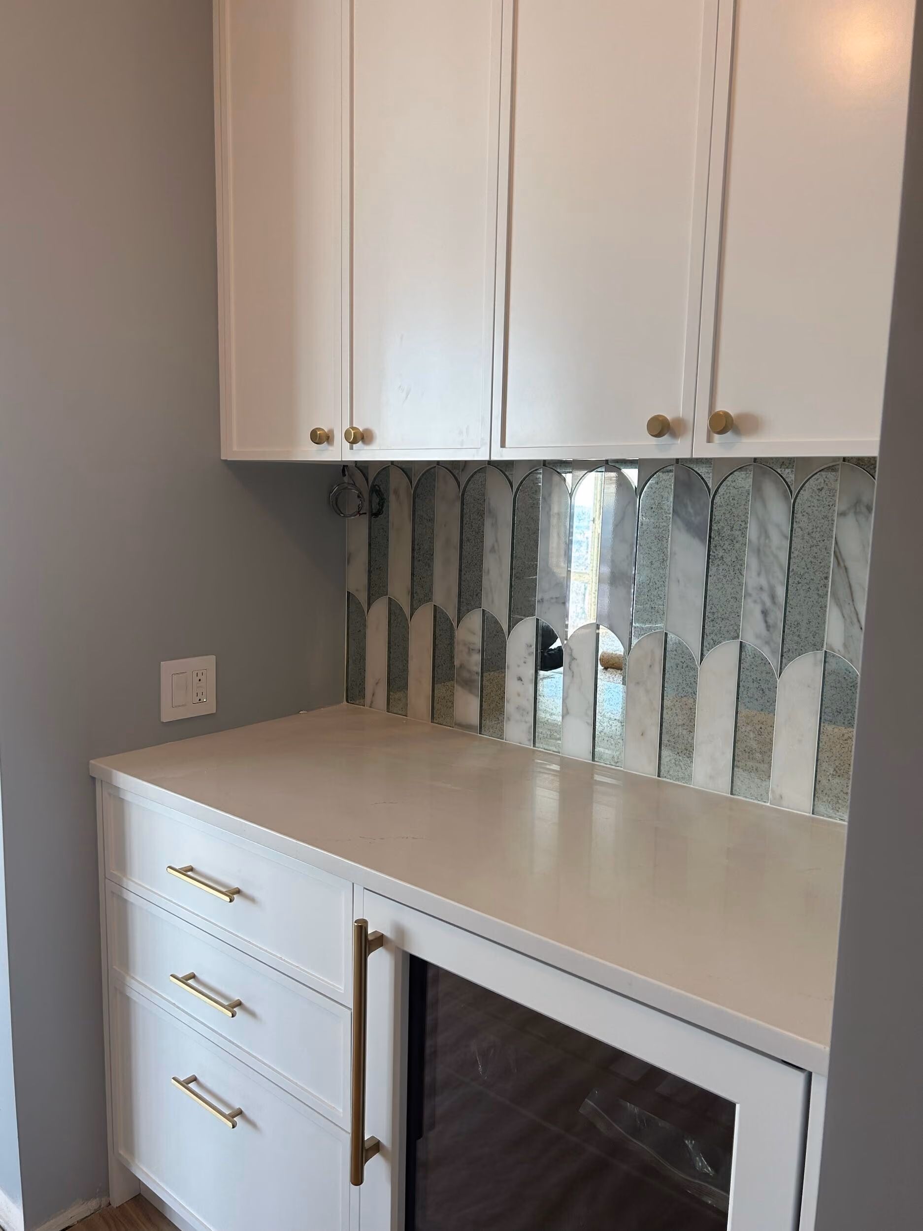Pre-renovation or in-progress view of a condo renovation at 388 Bridge Street in Downtown Brooklyn, by Gallery KBNY (view 13)