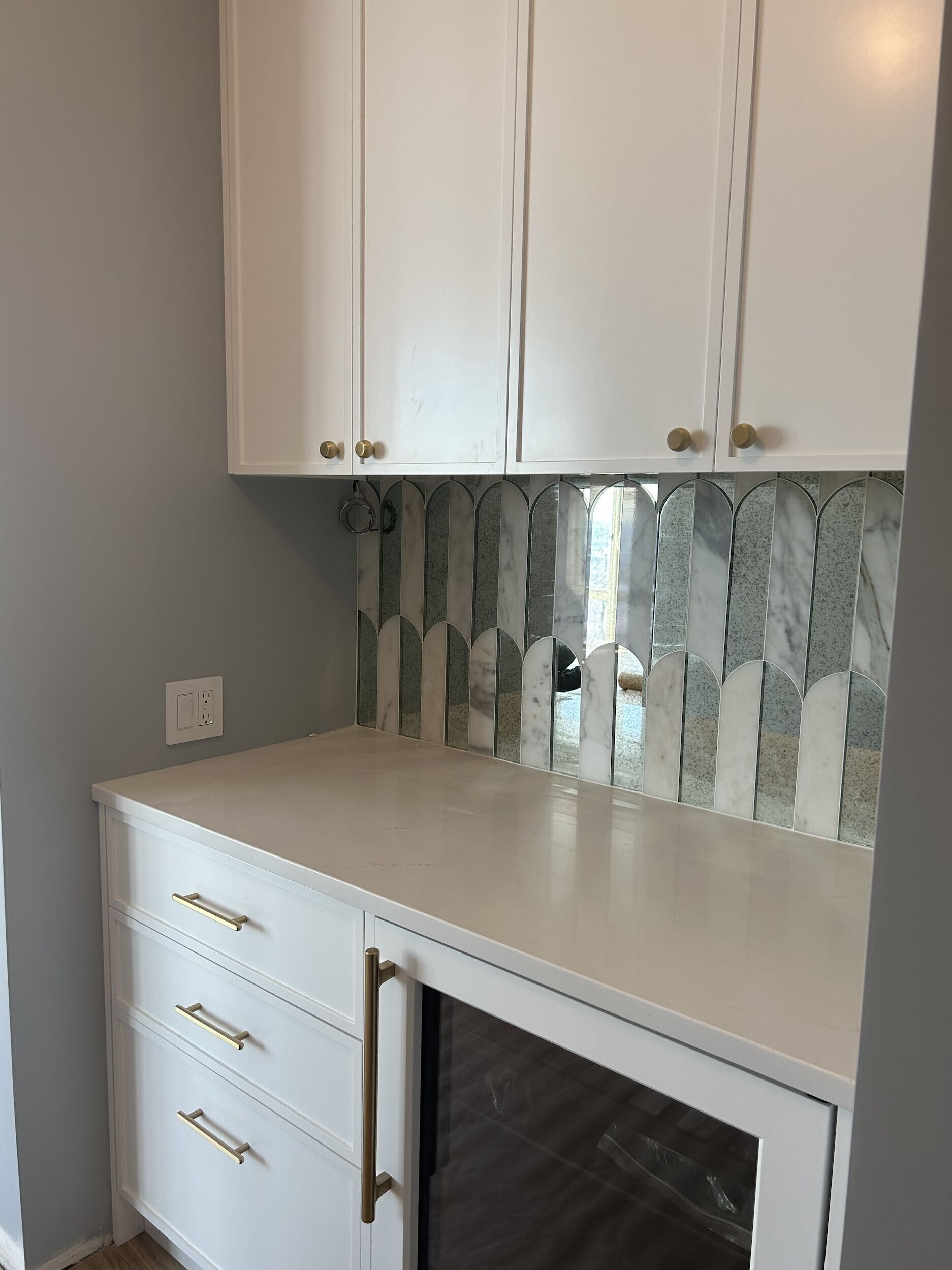 Pre-renovation or in-progress view of a condo renovation at 388 Bridge Street in Downtown Brooklyn, by Gallery KBNY (view 13)