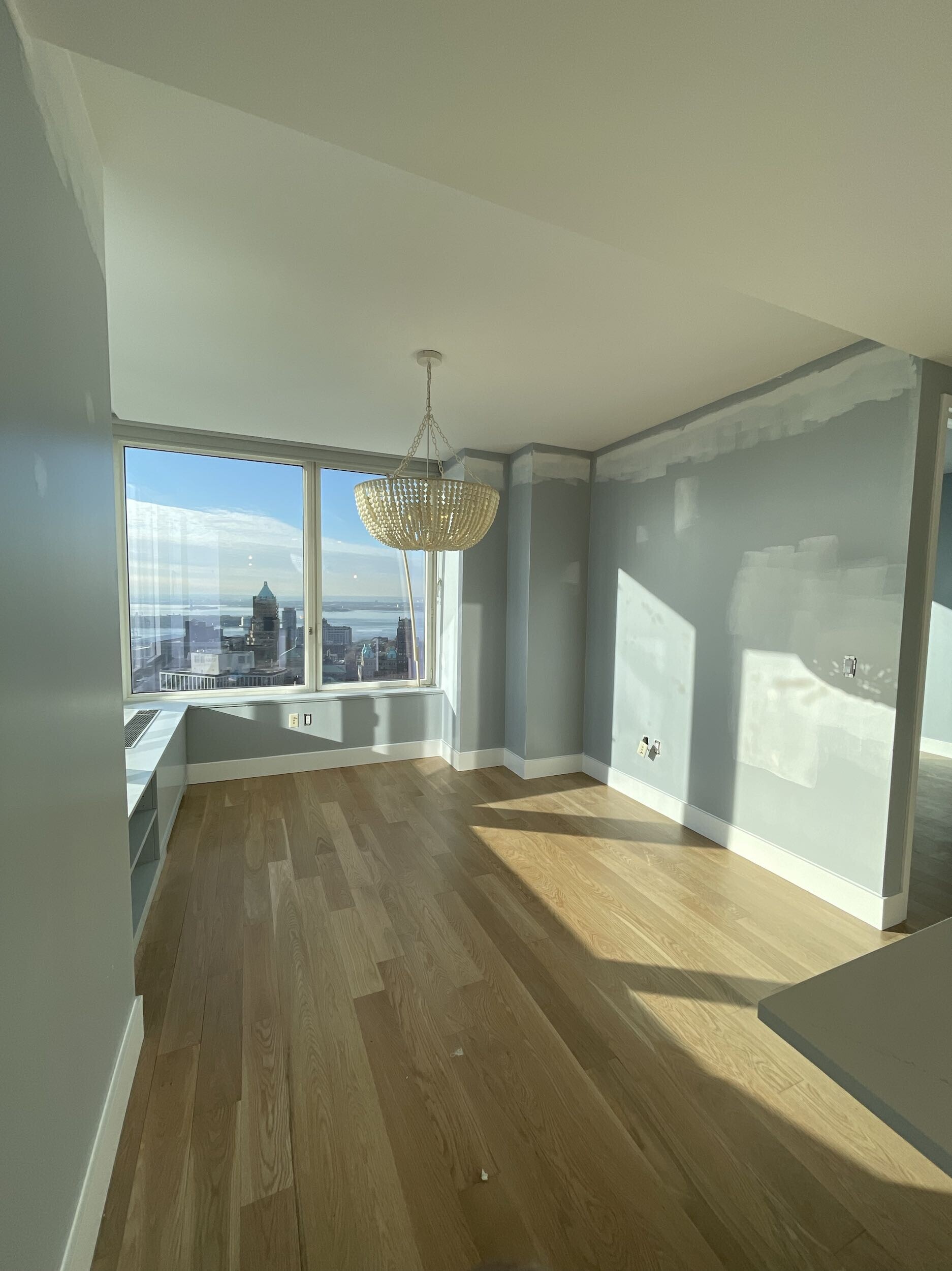 Pre-renovation or in-progress view of a condo renovation at 388 Bridge Street in Downtown Brooklyn, by Gallery KBNY (view 11)