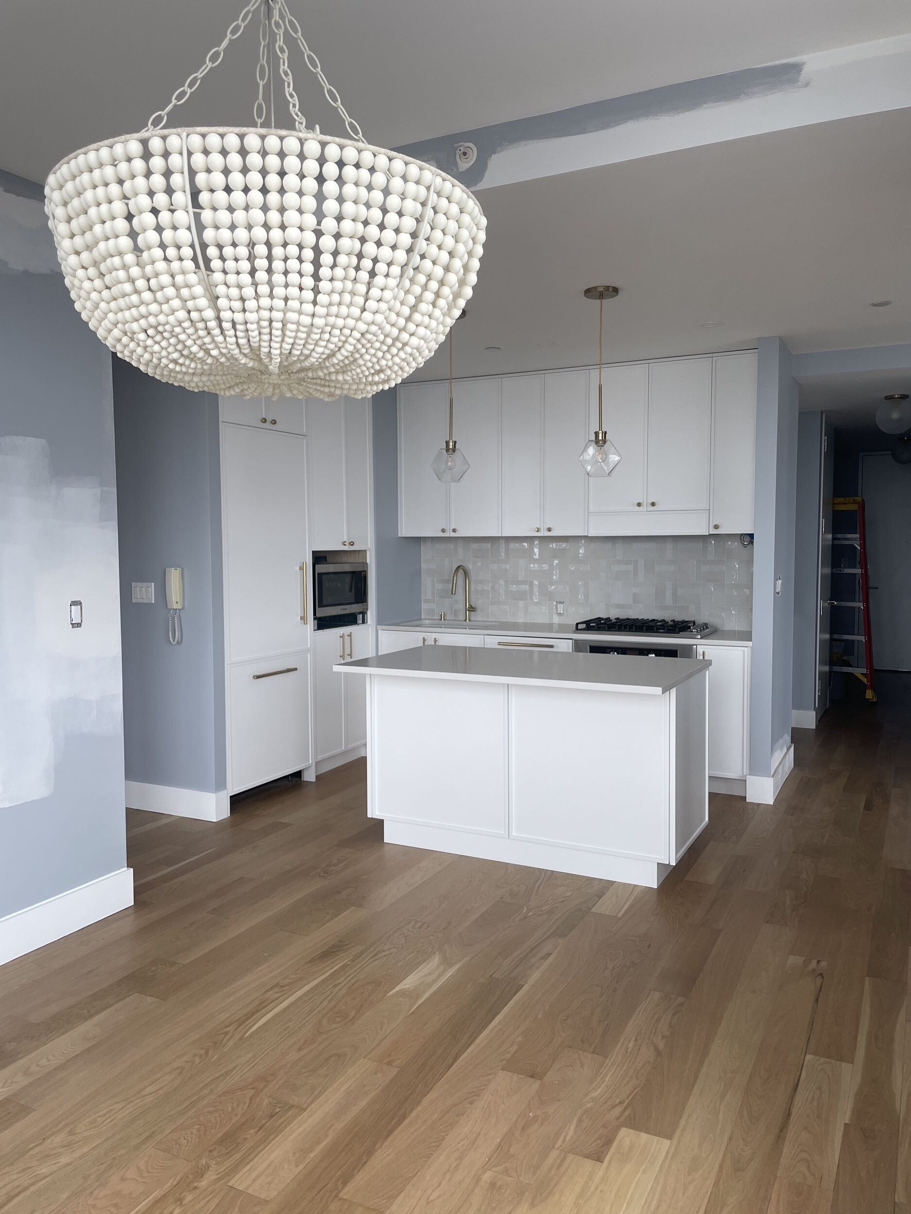 Pre-renovation or in-progress view of a condo renovation at 388 Bridge Street in Downtown Brooklyn, by Gallery KBNY (view 14)
