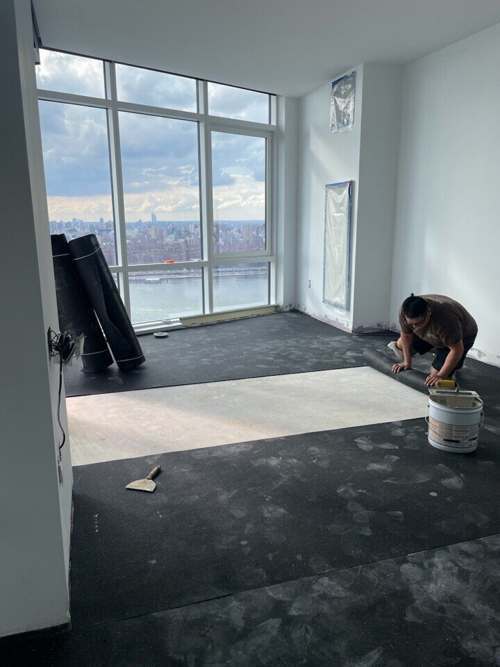 Pre-renovation or in-progress view of a condo renovation at 21 India Street in Greenpoint, Brooklyn, by Gallery KBNY (view 8)