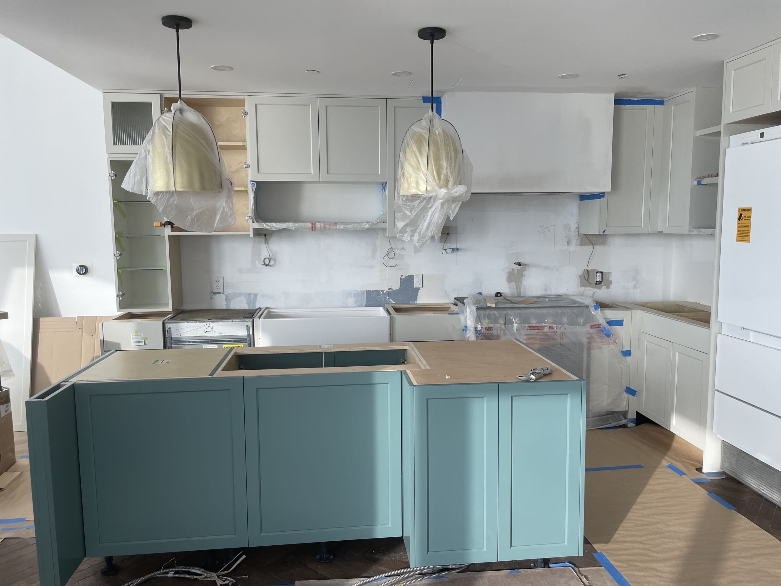 Pre-renovation or in-progress view of a condo renovation at 21 India Street in Greenpoint, Brooklyn, by Gallery KBNY (view 19)