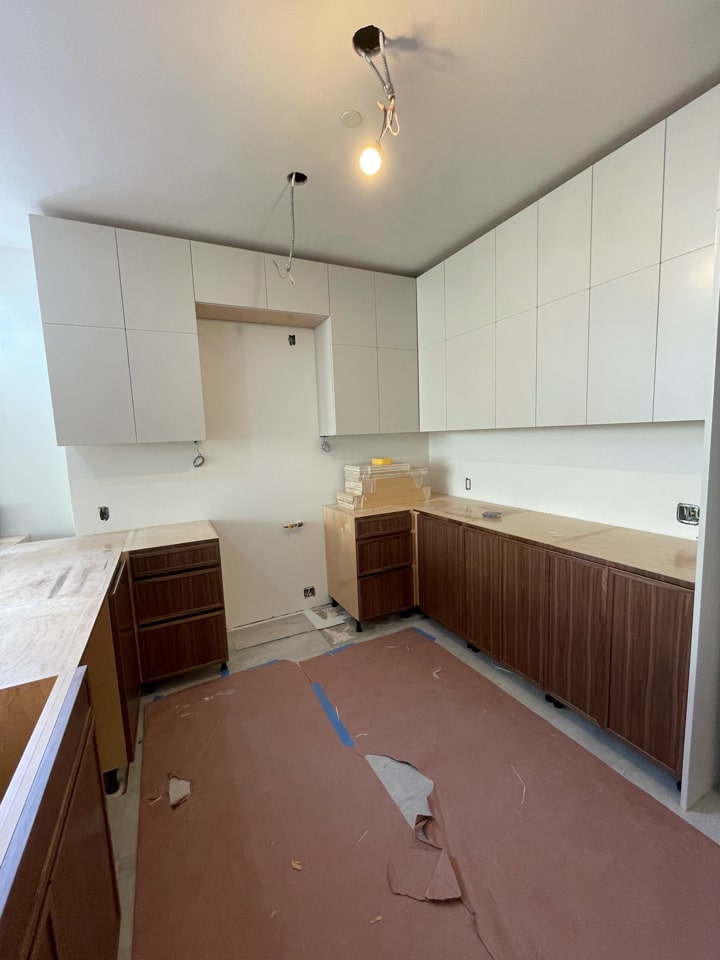 Construction in progress during a condo renovation at The Hit Factory at 421 West 54th Street in Midtown, Manhattan, by Gallery KBNY (view 5)