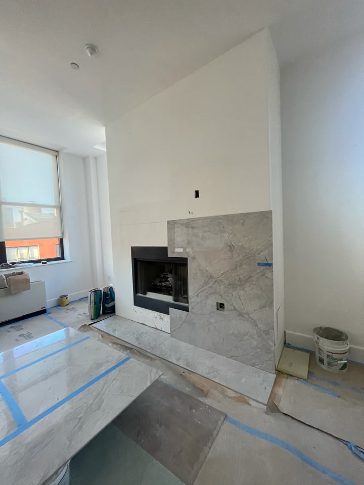 Construction in progress during a condo renovation at The Hit Factory at 421 West 54th Street in Midtown, Manhattan, by Gallery KBNY (view 9)